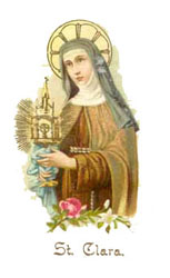 St. clara af Assisi